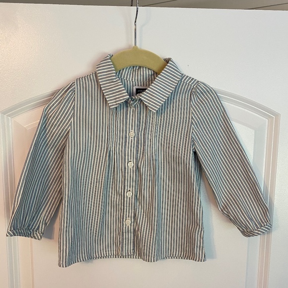 Janie and Jack Other - Janie & Jack striped button up 12-18 months girls